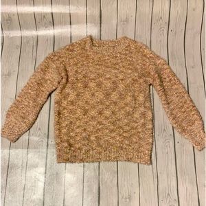 LC Lauren Conrad beige and gold sweater-medium